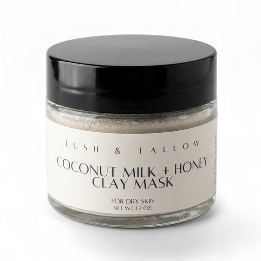 Coconut Milk & Honey Clay Mask (Dry Skin)