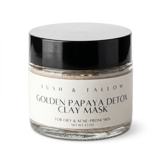 Golden Papaya Detox Clay Mask (Oily or Acne-Prone Skin)
