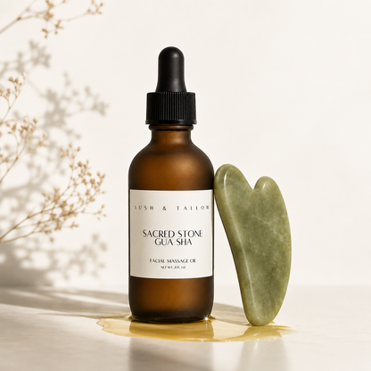 Sacred Stone Gua Sha Facial Massage Oil