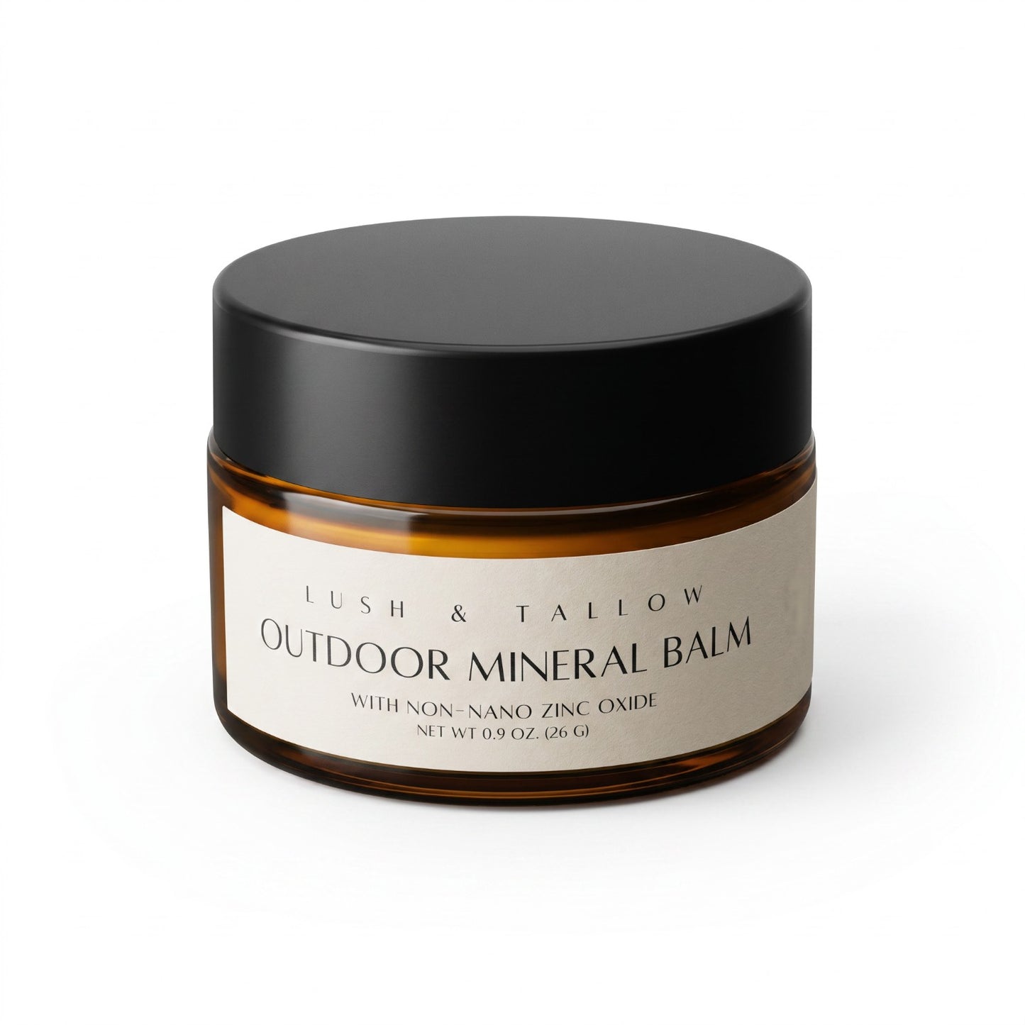 Outdoor Mineral Balm with non-nano zinc oxide