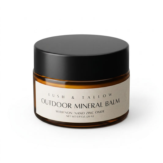 Outdoor Mineral Balm with non-nano zinc oxide