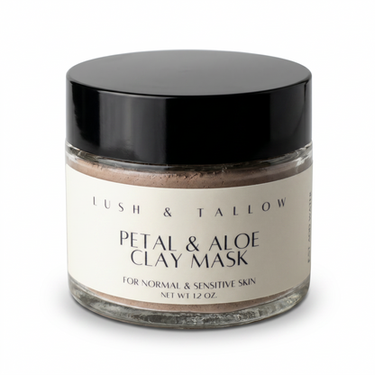 Petal & Aloe Clay Mask for (Normal to Sensitive Skin)
